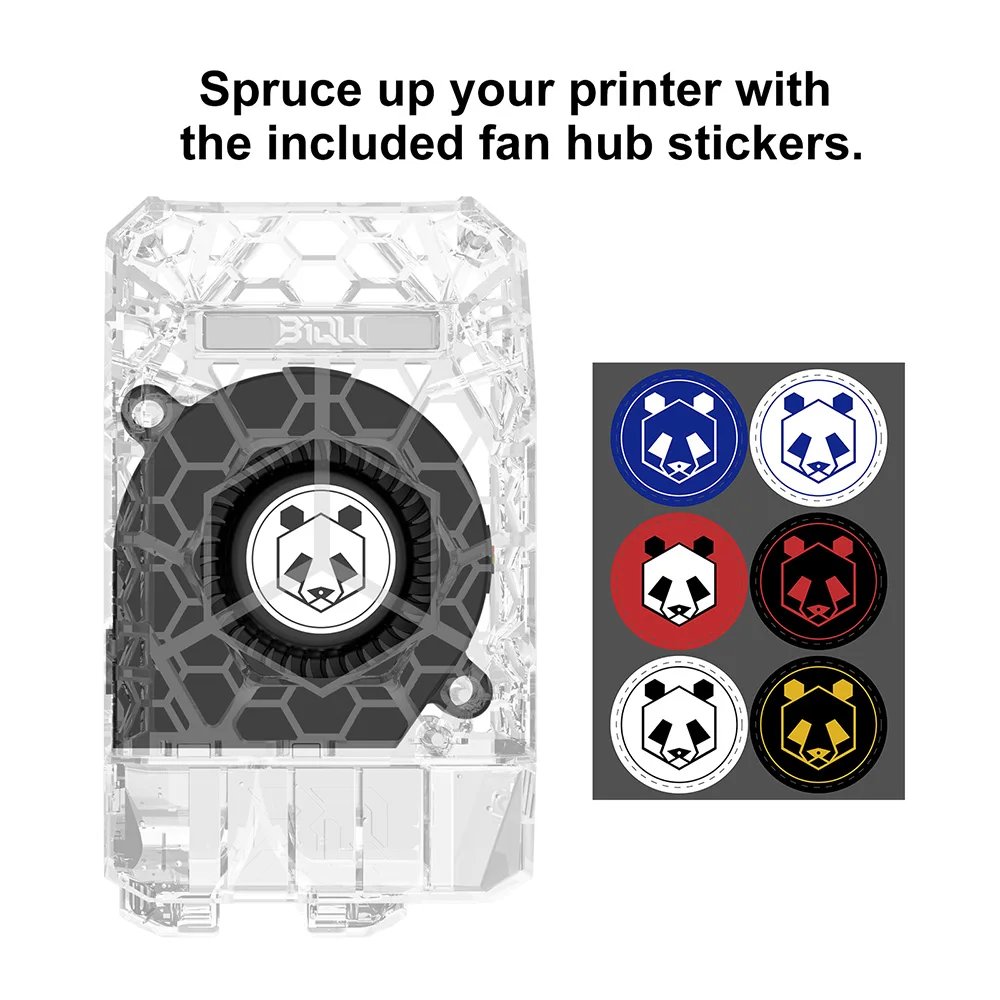 BIGTREETECH Panda Jetpack MJF Nylon Lightweight High Strength Upgrade Panda Jet Cooling Fan Duct For Bambu Lab P1 X1 Panda Revo