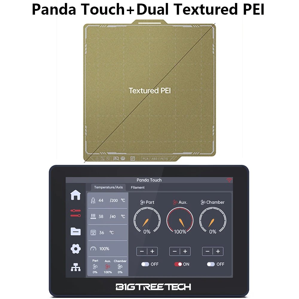 With Textured PEI