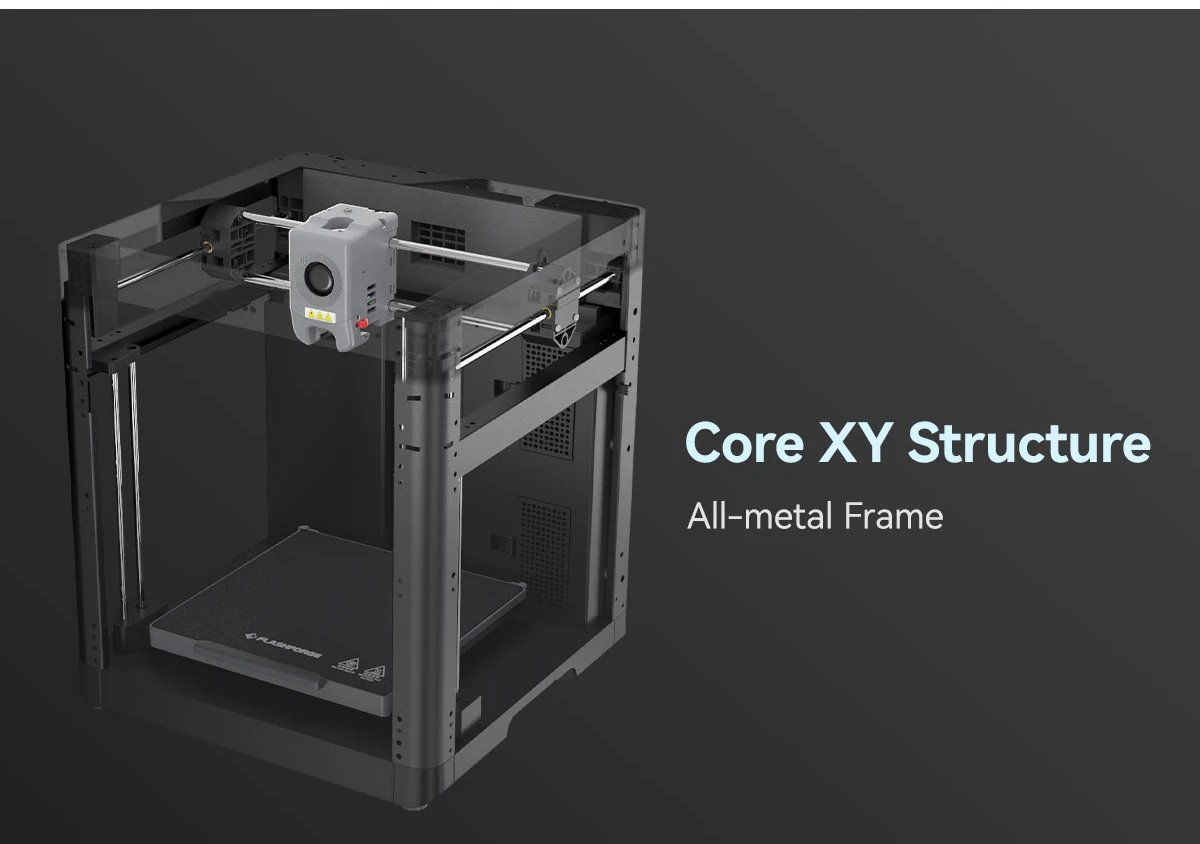 Flashforge Adventurer 5M Speedy 3D Printer 600mm/s High Speed Printing Auto leveling CoreXY Structure Direct Extruder