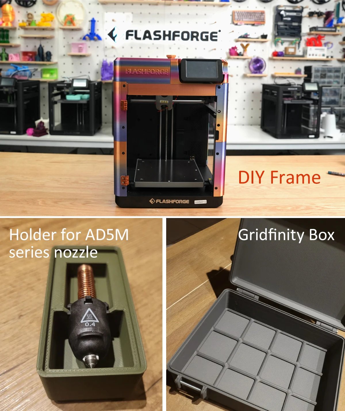 Flashforge Adventurer 5M Speedy 3D Printer 600mm/s High Speed Printing Auto leveling CoreXY Structure Direct Extruder