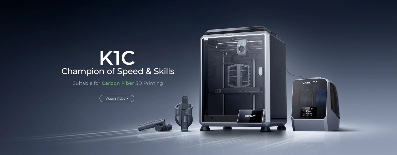Creality k1/K1MAX /K1C 3D Printer Max. 32MM³/S Flow Hotend Printing Speed 600MM /S Dual-gear Direct Drive Extruder