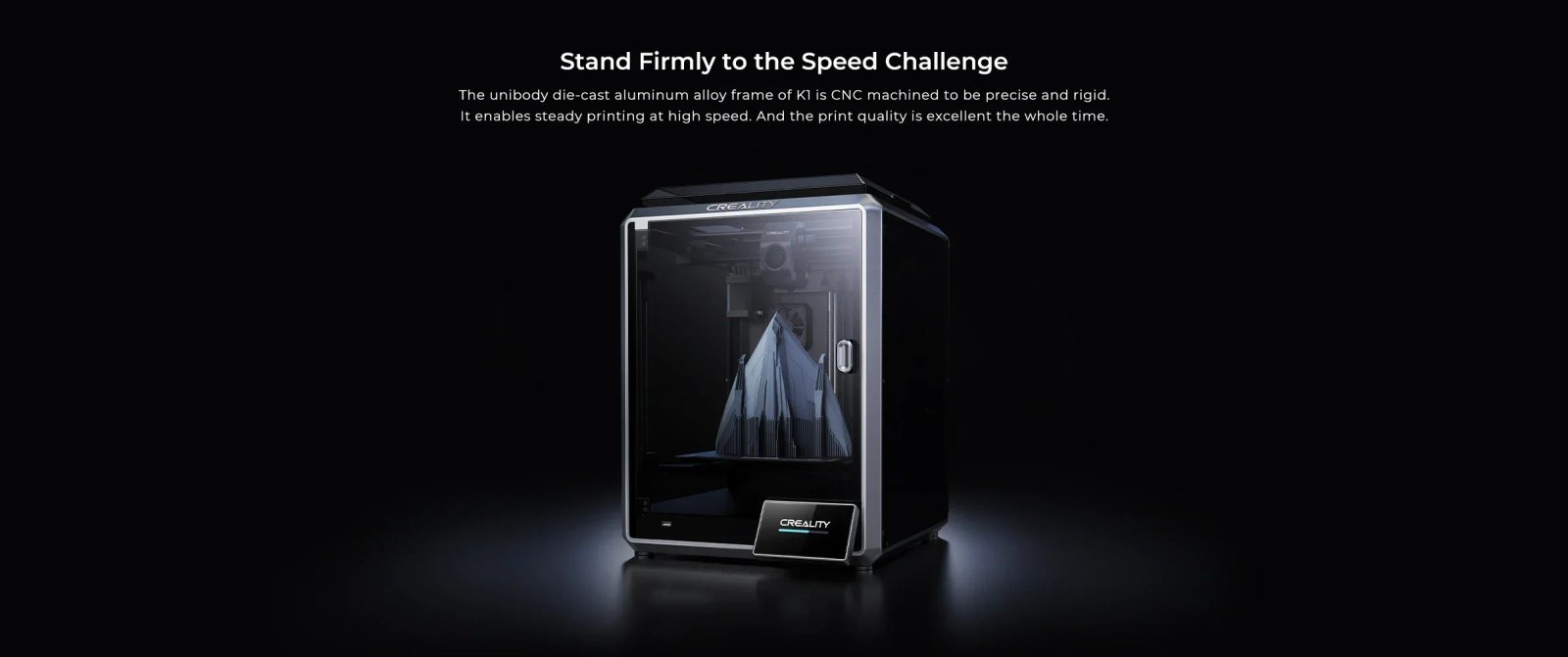 Creality k1/K1MAX /K1C 3D Printer Max. 32MM³/S Flow Hotend Printing Speed 600MM /S Dual-gear Direct Drive Extruder