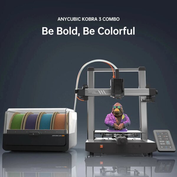 Anycubic Kobra 3 Combo Multi-Color 3D Printer