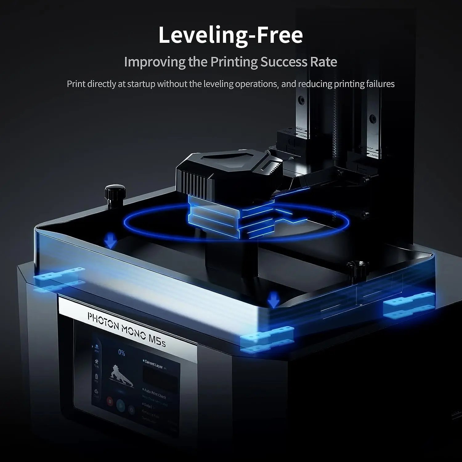 ANYCUBIC Photon Mono M5s 12K Resin 3D Printer 10.1 Inch UV LCD 3D Printer Leveling-Free 3D Printing and Wash and Cure 3 Station