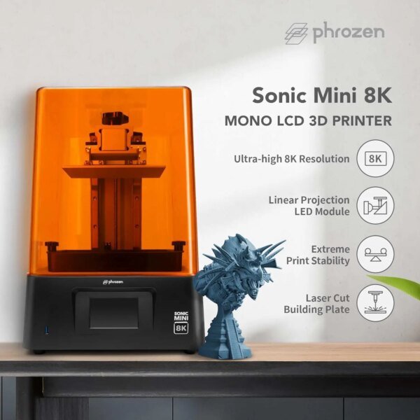 Phrozen Sonic Mini 8K Resin 3D Printer