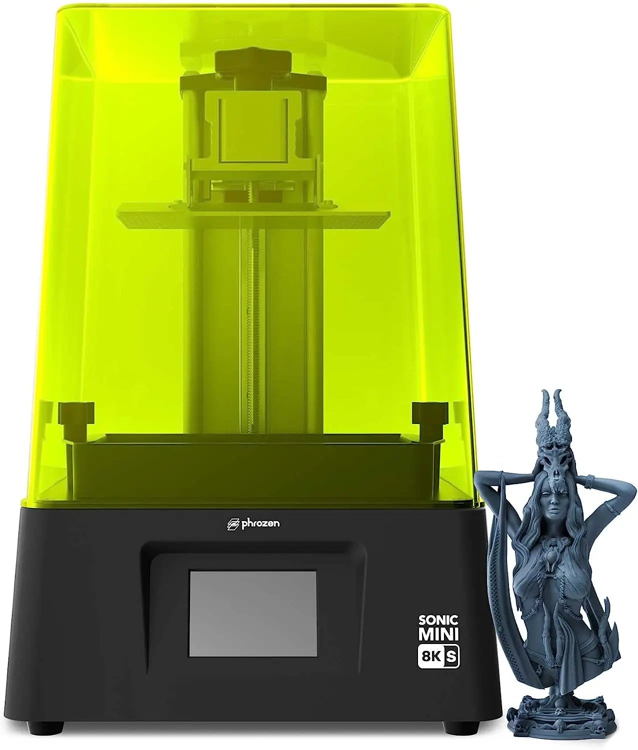 Phrozen Sonic Mini 8K S LCD Resin 3D Printer Highest Resolution of 22 µm 7.1” Mono LCD Screen 16.5X 7.2 x 17 cm Printing Volume
