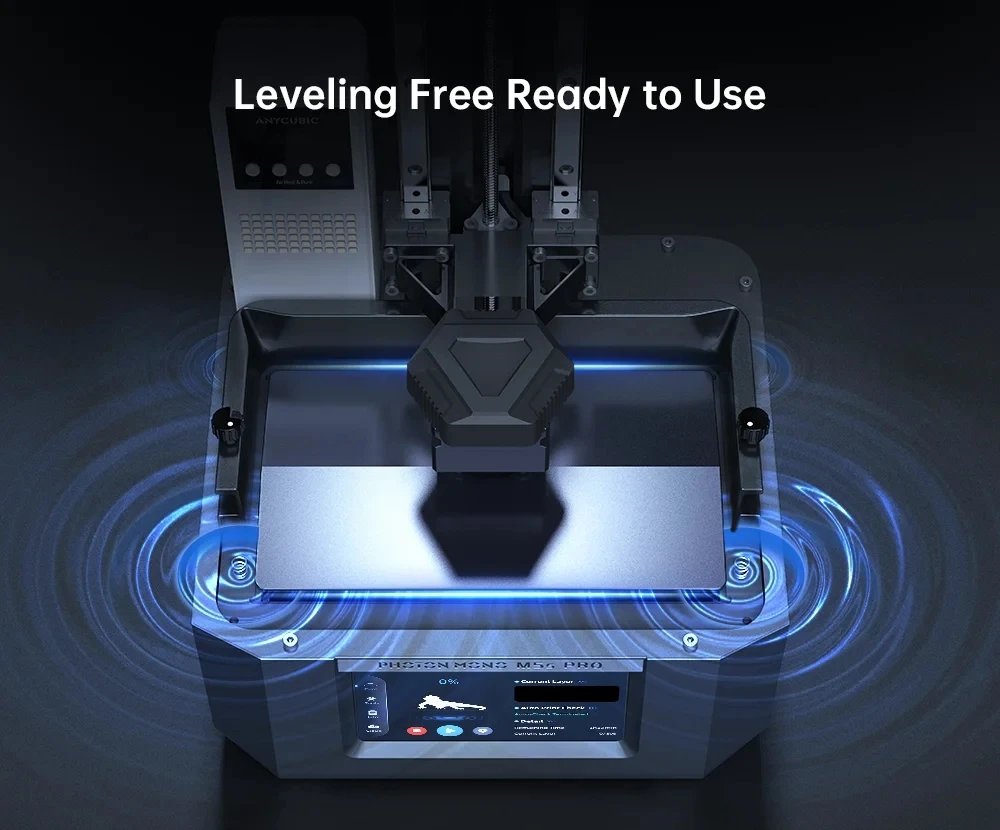 ANYCUBIC Photon Mono M5s Pro 10.1'' 14K HD Mono LCD Leveling-free 3X High Speed Resin 3D Printer Printing Size 218*123*200mm