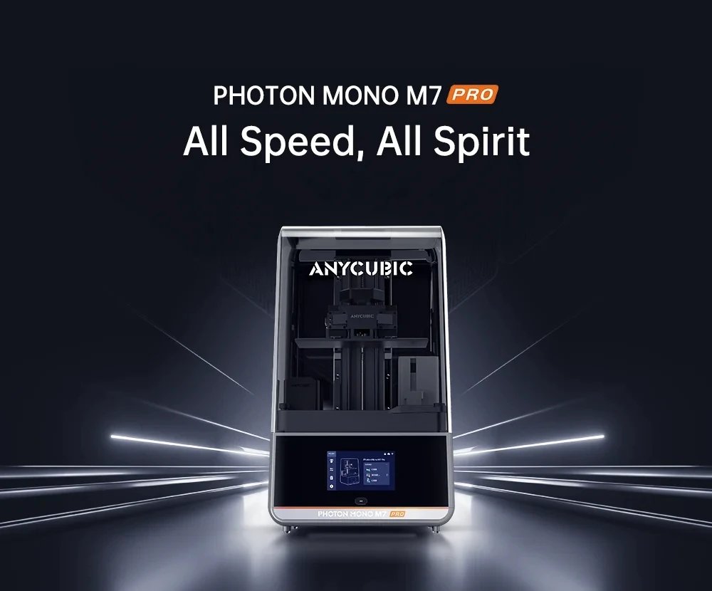 ANYCUBIC Photon Mono M7 Pro 14K Resin 3D Printer High Speed 170mm/h 10.1' Mono LCD Resin 3D Printer Printing Size 223*126*230mm