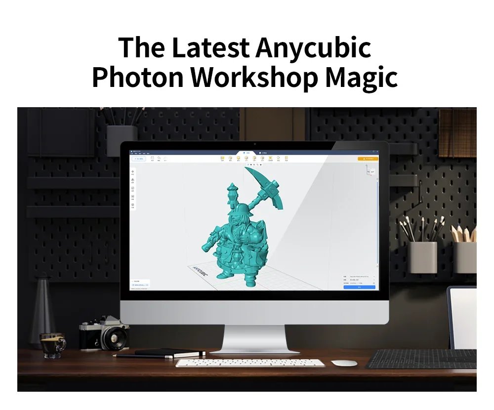 ANYCUBIC Photon Mono M7 Pro 3D Printer 10.1'' LCD Resin 14K Mono MSLA 3D Printer Speed Up to 170mm/h Printing Size 223*126*230mm