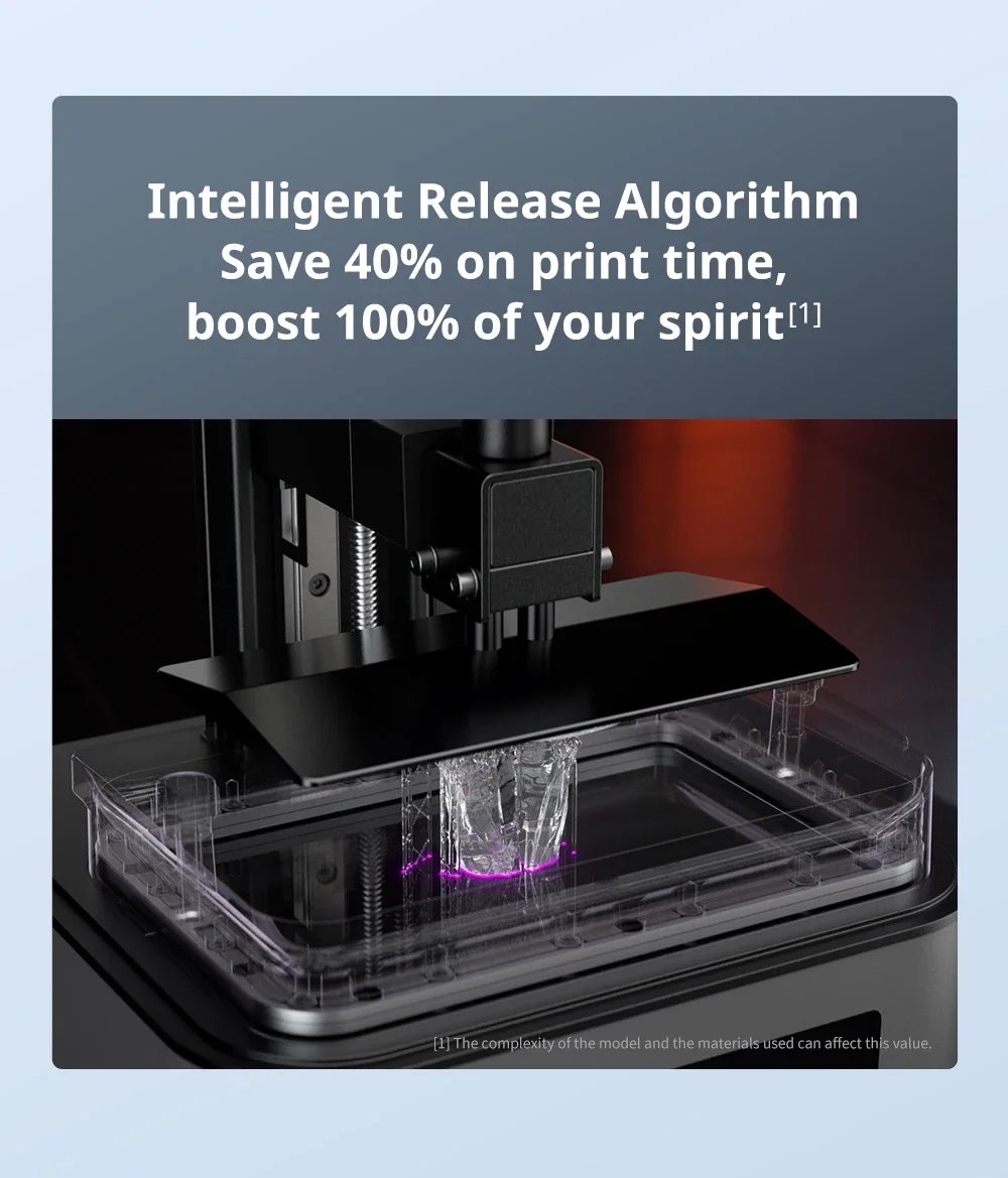 ANYCUBIC 10K Resin 3D Printer Photon Mono 4 Ultra 7'' LCD Mono Screen Max Printing Speed 120mm/h Printing Size 236X231X430mm