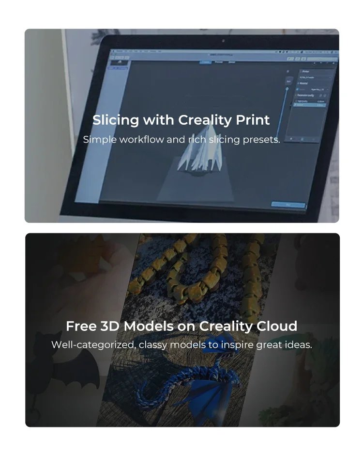 Creality Ender 3 V3 SE 3D Printer 250mm/s Printing Speed Sprite Direct Extruder Dual Z-Axis IU Display CR Touch Auto Leveling