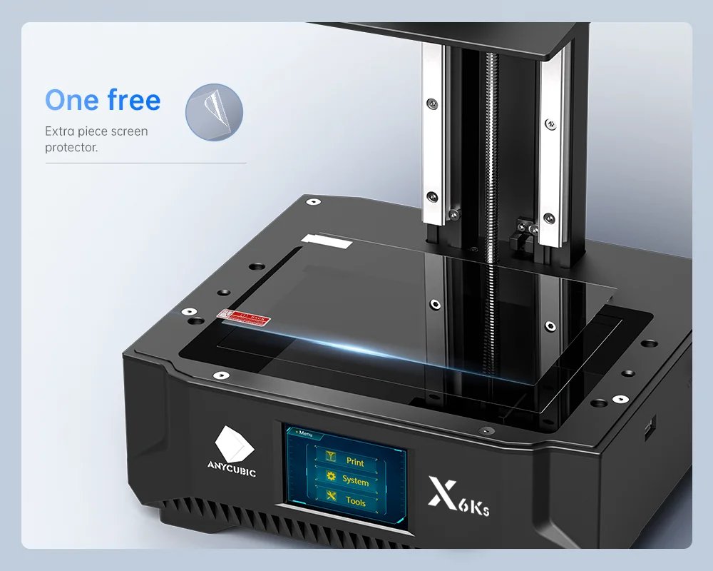 ANYCUBIC Photon Mono X 6Ks Resin 3D Printer 9.1'' 6K Mono Screen LCD SLA Resin Printer Large Printing Size 195 x 122 x 200 mm