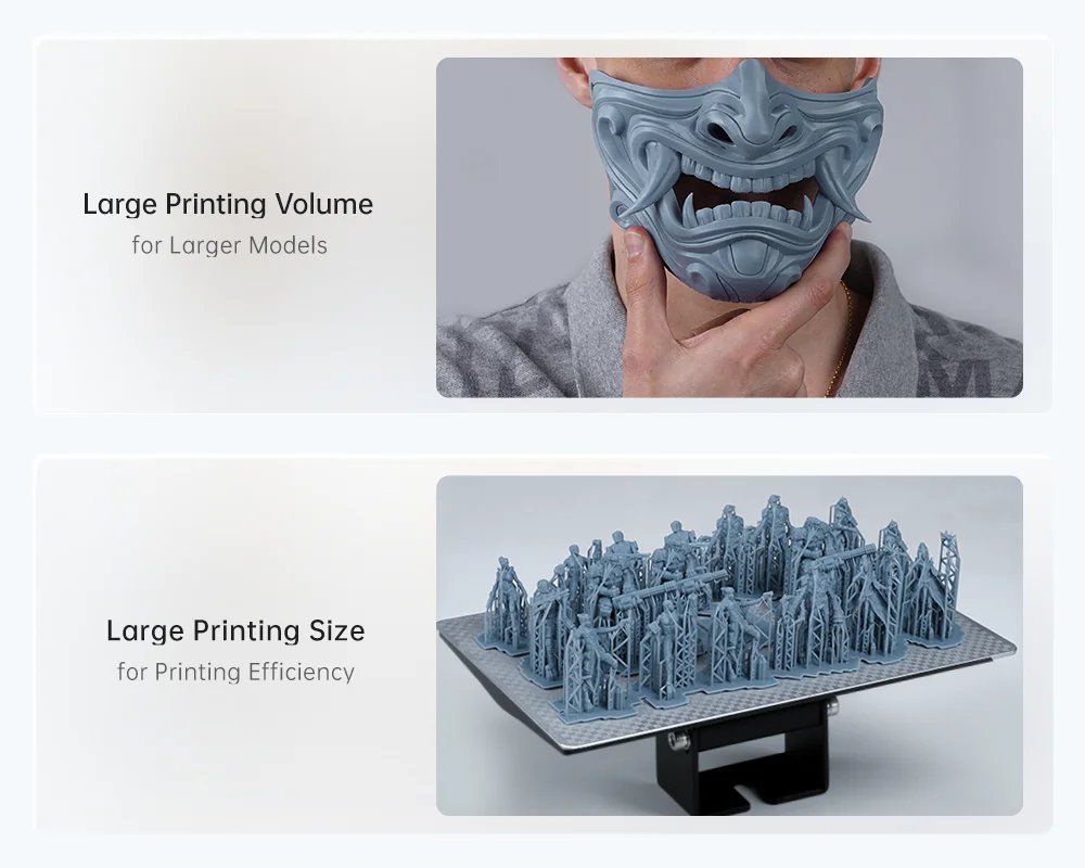 ANYCUBIC Photon Mono X 6Ks Resin 3D Printer 9.1'' 6K Mono Screen LCD SLA Resin Printer Large Printing Size 195 x 122 x 200 mm