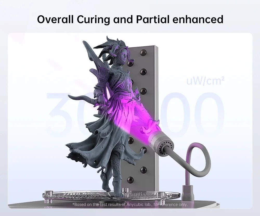 ANYCUBIC Wash & Cure 3 Plus Wassen die 2 in 1 Machine voor Photon Mono M 5s Saturn LCD/SLA/DLP 3D Printer 3D Drukmodellen