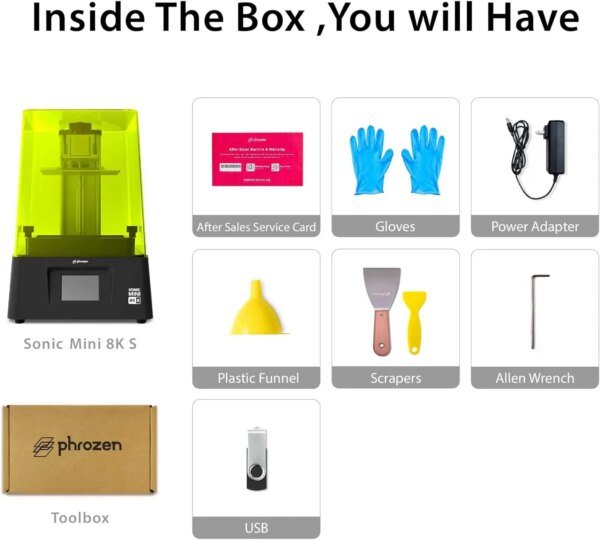 Phrozen Sonic Mini 8K Resin 3D Printer