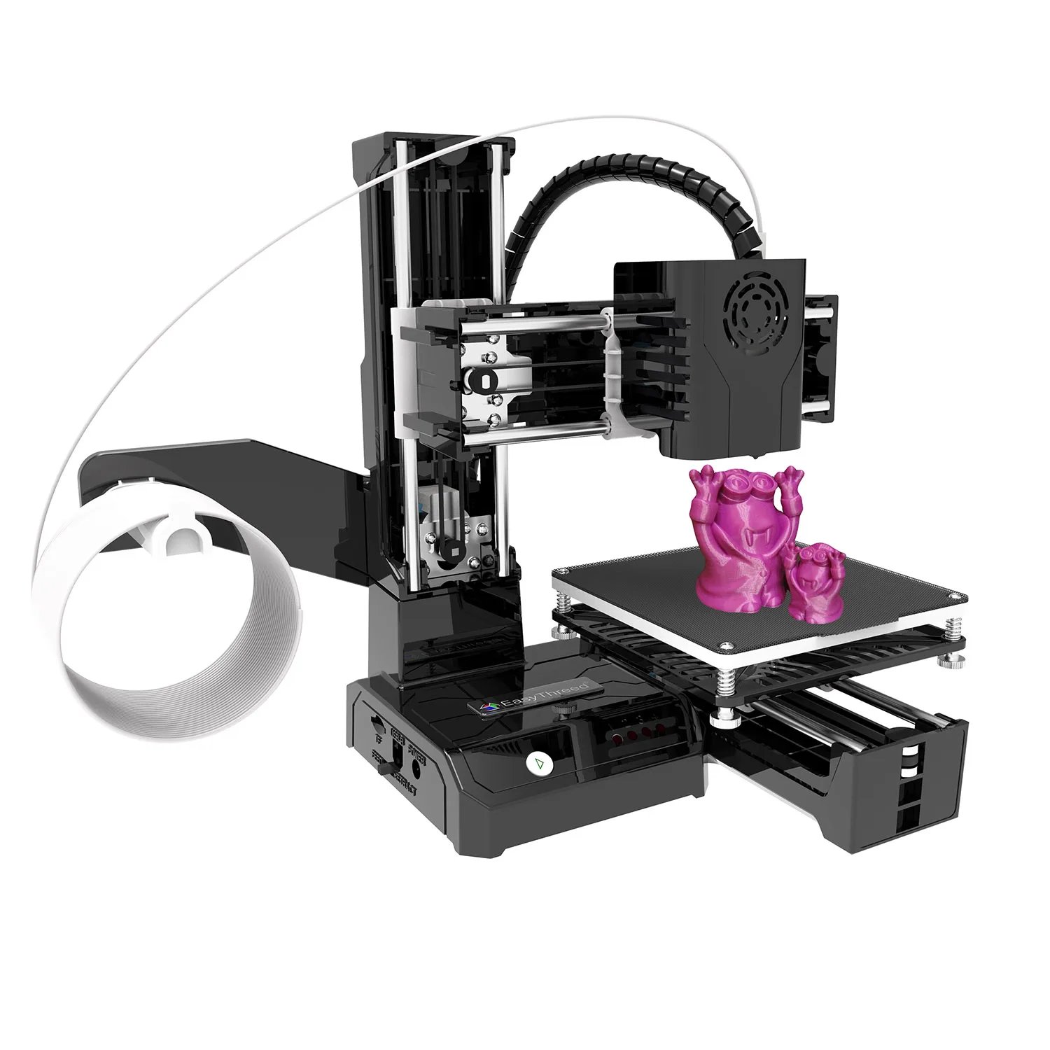 EasyThreed K9 Mini 3D Printer Easy to Use Entry Level Gift 3D Printer FDM TPU PLA Filament 1.75mm Black