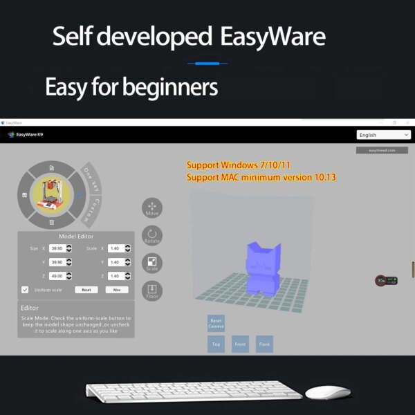 EasyThreed K9 Mini 3D Printer