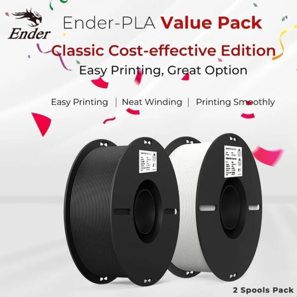 Ender-PLA Value Pack(2 Spools Pack) Filament 1.75mm