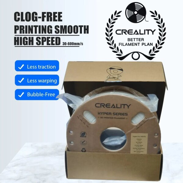 Creality PLA Filament Hyper PLA 3D Printer Filament 1.75mm 1kg