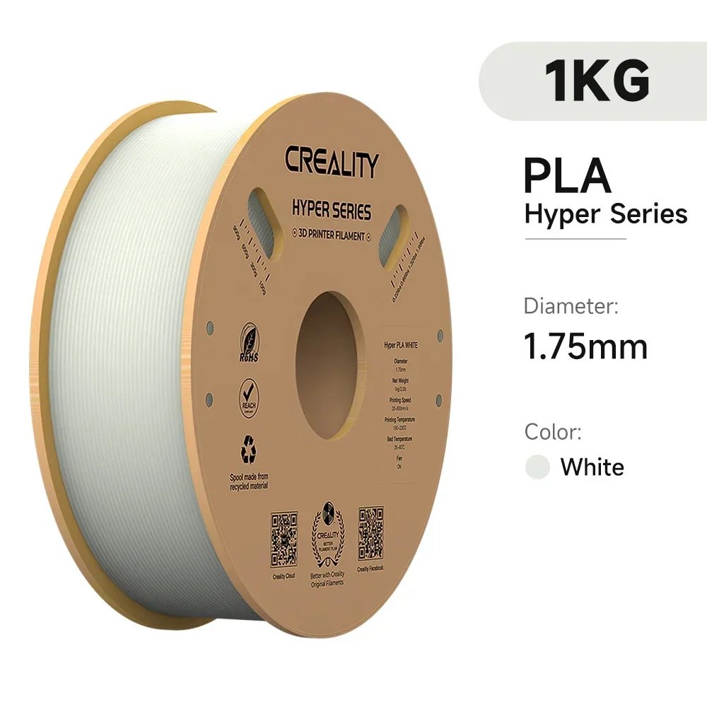 1KG White Hyper PLA