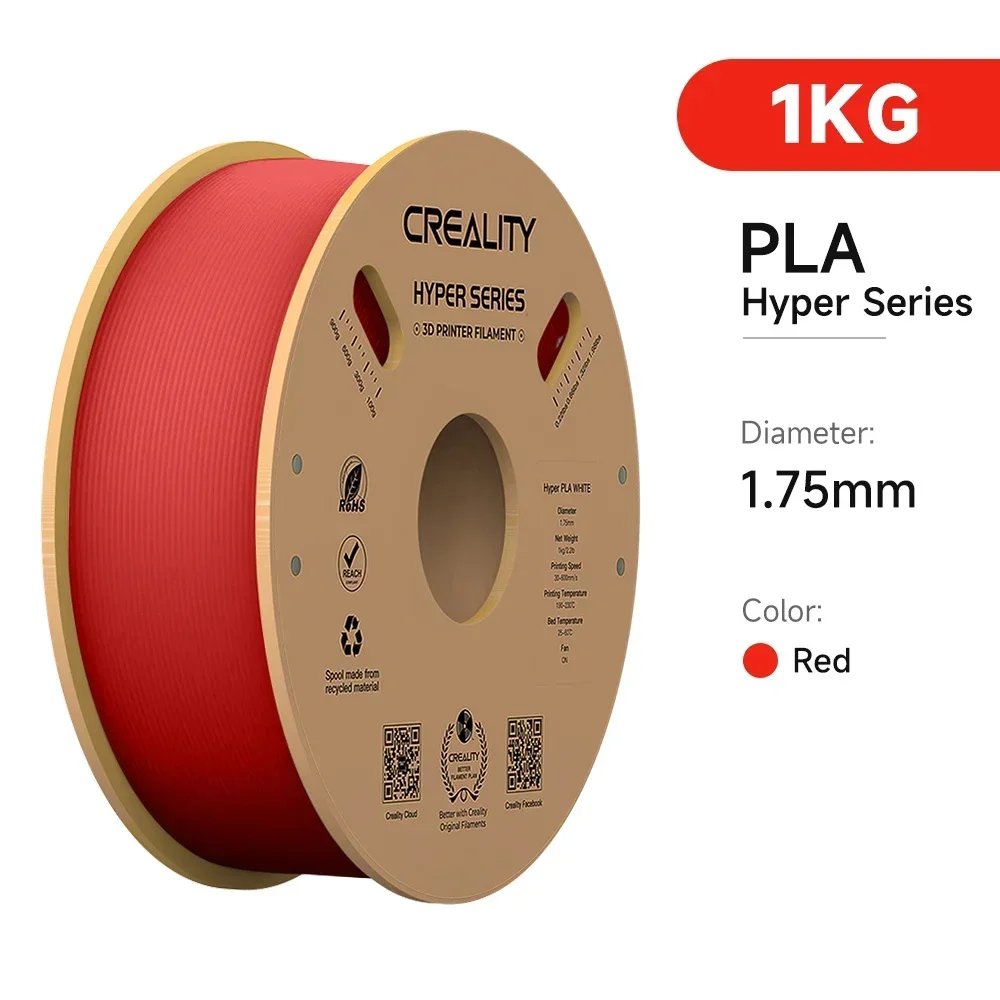 1KG Red Hyper PLA