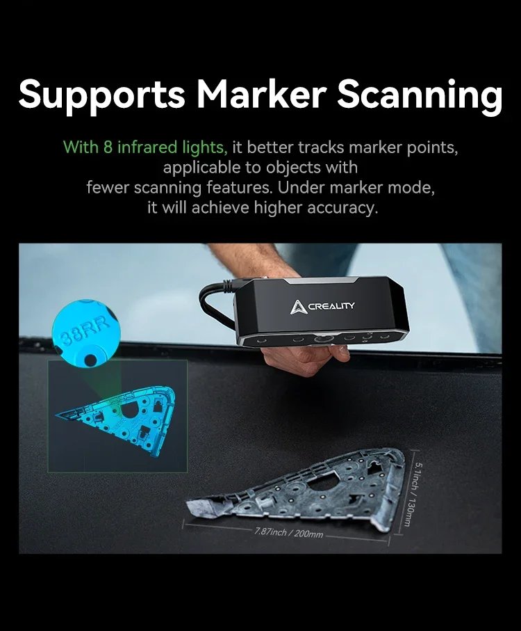 Creality CR-Scan Otter Handheld 3D Scanner 0.02mm Accuracy High-precision All-in-one 3D Scanner
