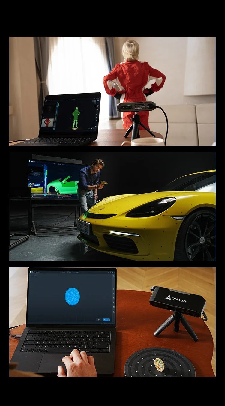 Creality CR-Scan Otter Handheld 3D Scanner 0.02mm Accuracy High-precision All-in-one 3D Scanner