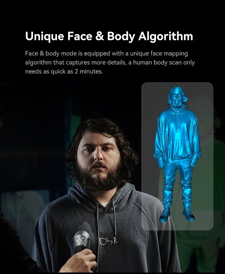 Creality CR-Scan Raptor 3D Scanner for K1/KC1/K1-Max Hybird Blue Laser & NIR Maximum 0.02mm Accuracy