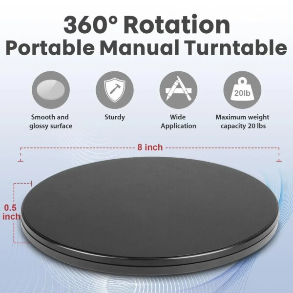 Creality Official 8 Inches 360° Rotating Manual Turntable