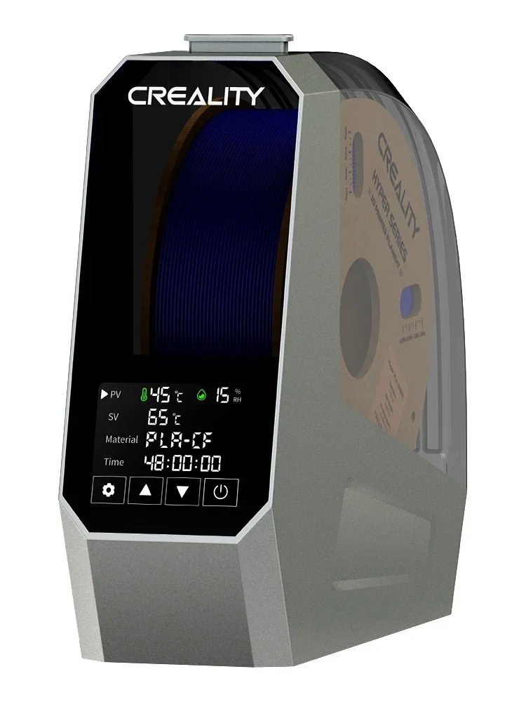 Creality Space π Filament Dryer Box 1KG Filament Storage Keeping Dry Adjustable Temperature 45℃-70℃ 360° Hot-air Heating 0-48h