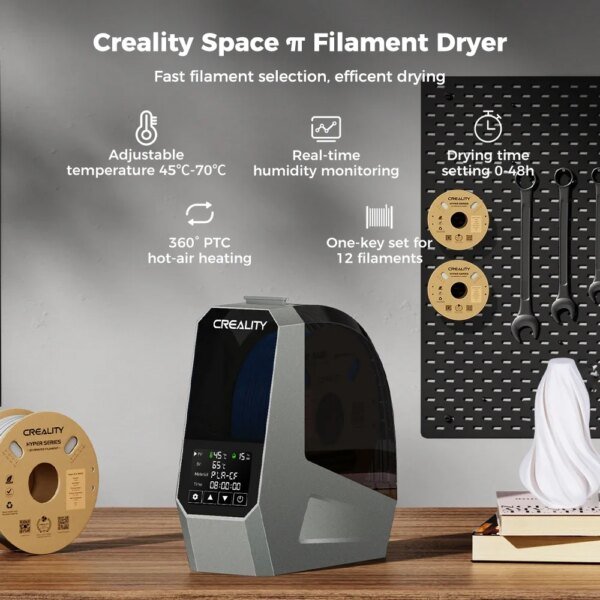Creality Space PI Filament Dryer Box 1KG Filament Storage