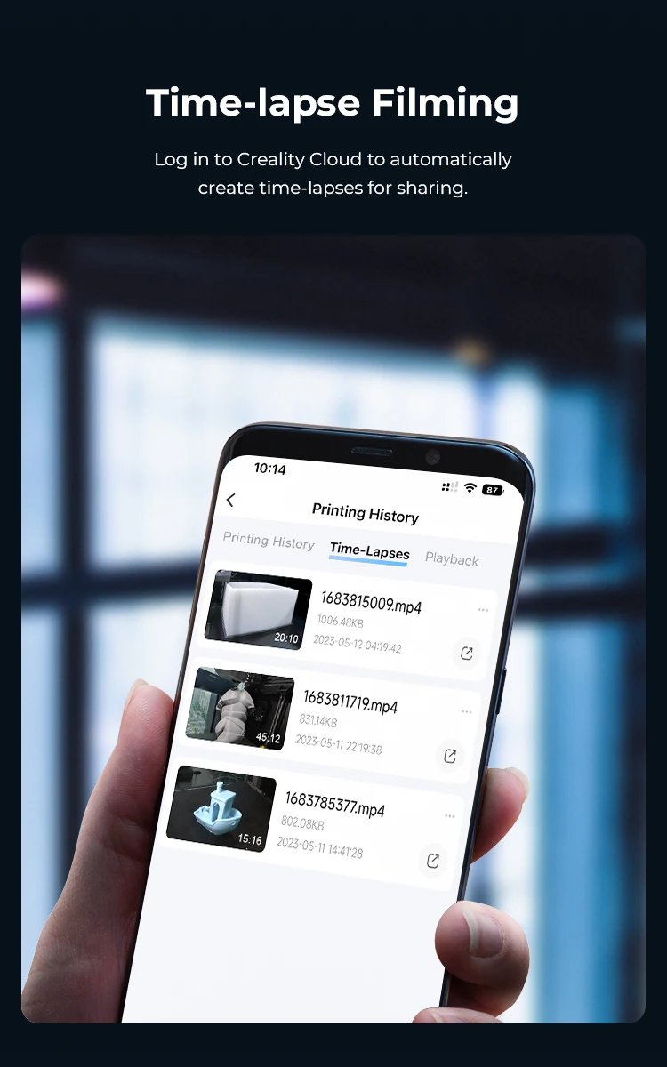 CREALITY New Upgrade K1 AI Camera HD Quality AI DetectionTime-lapse Filming Easy To Install for K1_K1 MAX 3D Printer Accesoires