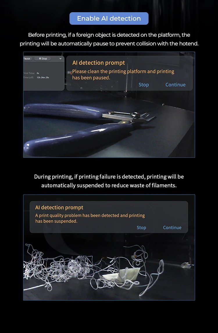 CREALITY New Upgrade K1 AI Camera HD Quality AI DetectionTime-lapse Filming Easy To Install for K1_K1 MAX 3D Printer Accesoires