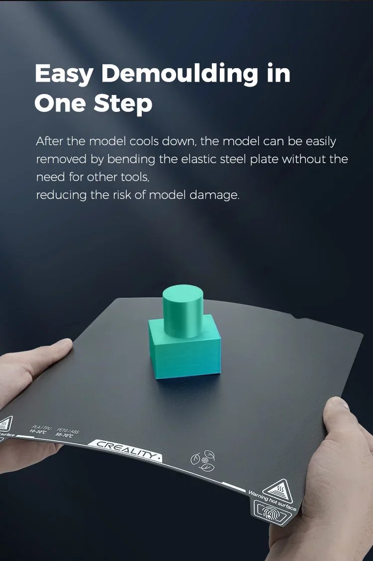 Creality 10~30℃ Low Temperature Cold Printing Build Plate Double-sided 3D Printing Platform Board 235x235mm/315x310mm