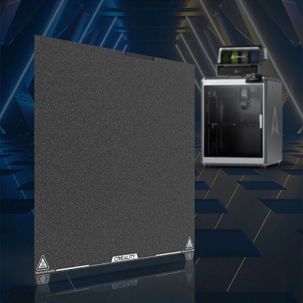 Creality K2 Plus PEI Powder Coated Frosted Build Plate 370x370mm