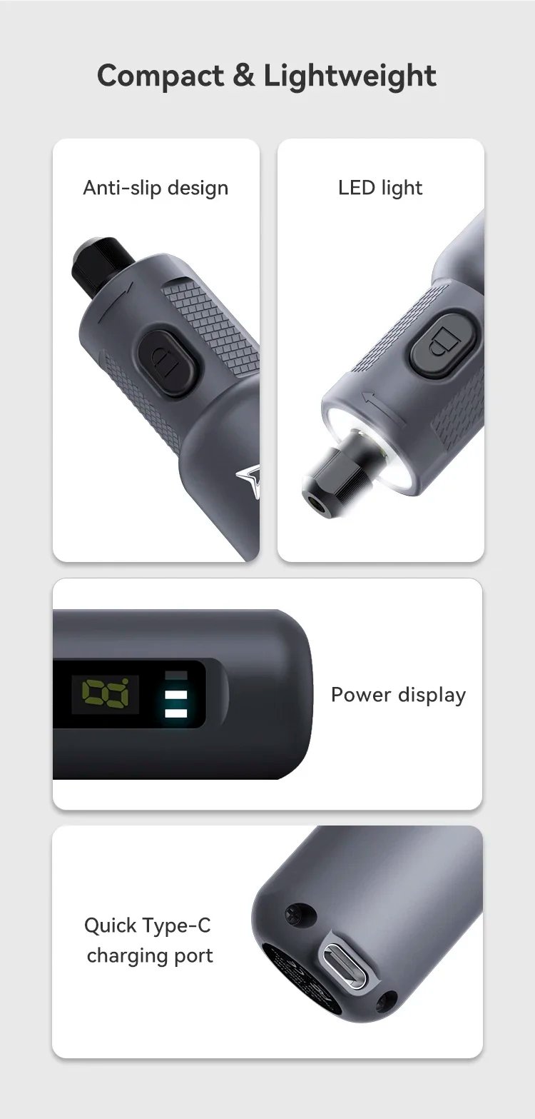 Creality 3.7V Cordless Handheld Rotary Tool Kit 6 Variable Speeds Multi-functional Post-processing for Printed Models