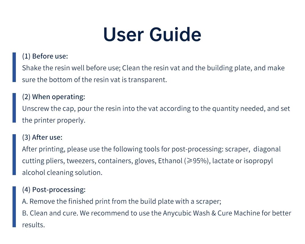 ANYCUBIC High Speed Resin For LCD 3D Pinter 3X Faster Printing Speed For Photon Mono M5s High Activity 405nm Resin