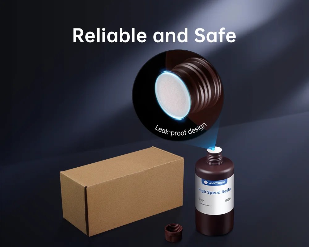ANYCUBIC High Speed Resin For LCD 3D Pinter 3X Faster Printing Speed For Photon Mono M5s High Activity 405nm Resin