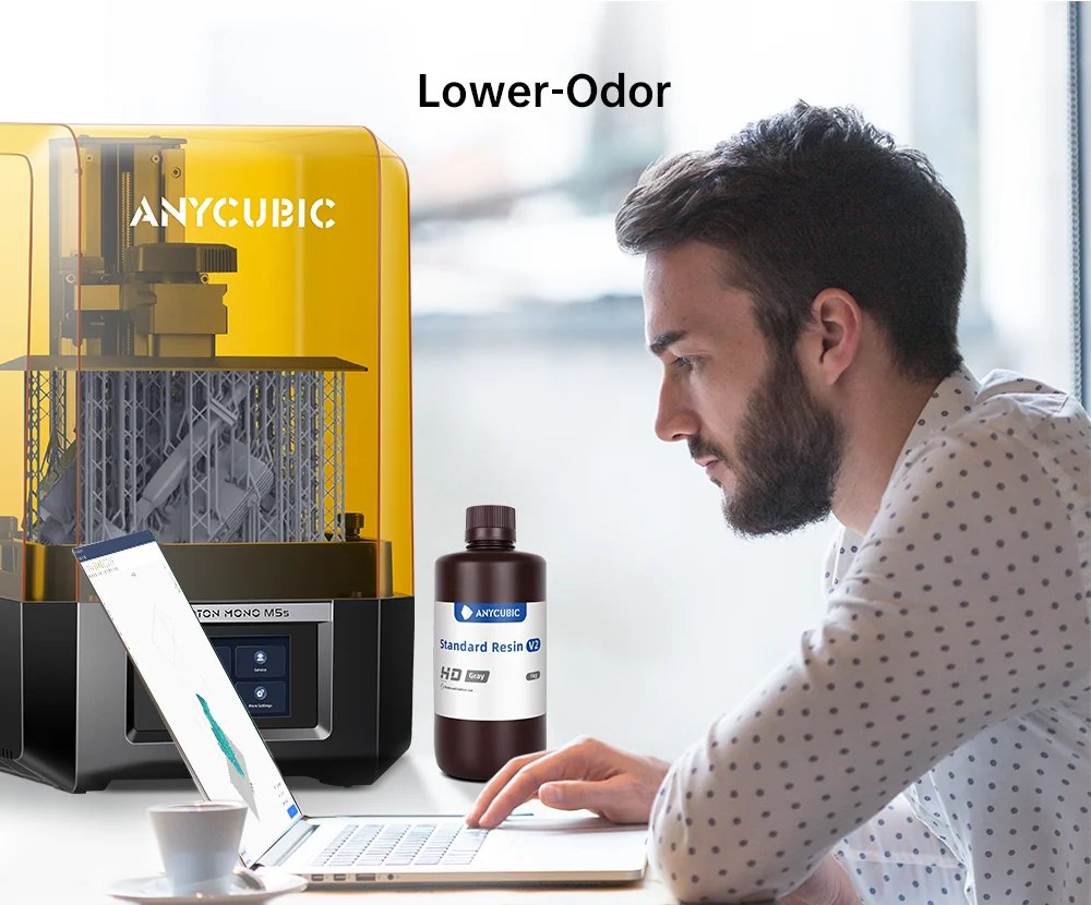 ANYCUBIC Standard Resin V2 405 nm UV Resin For LCD 3D Printer Quick Curing Liquid Printing Materials For Photon Mono 2 X 6Ks