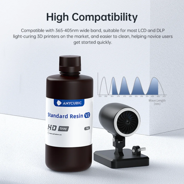 ANYCUBIC Standard Resin V2 Resin For 3D Printer
