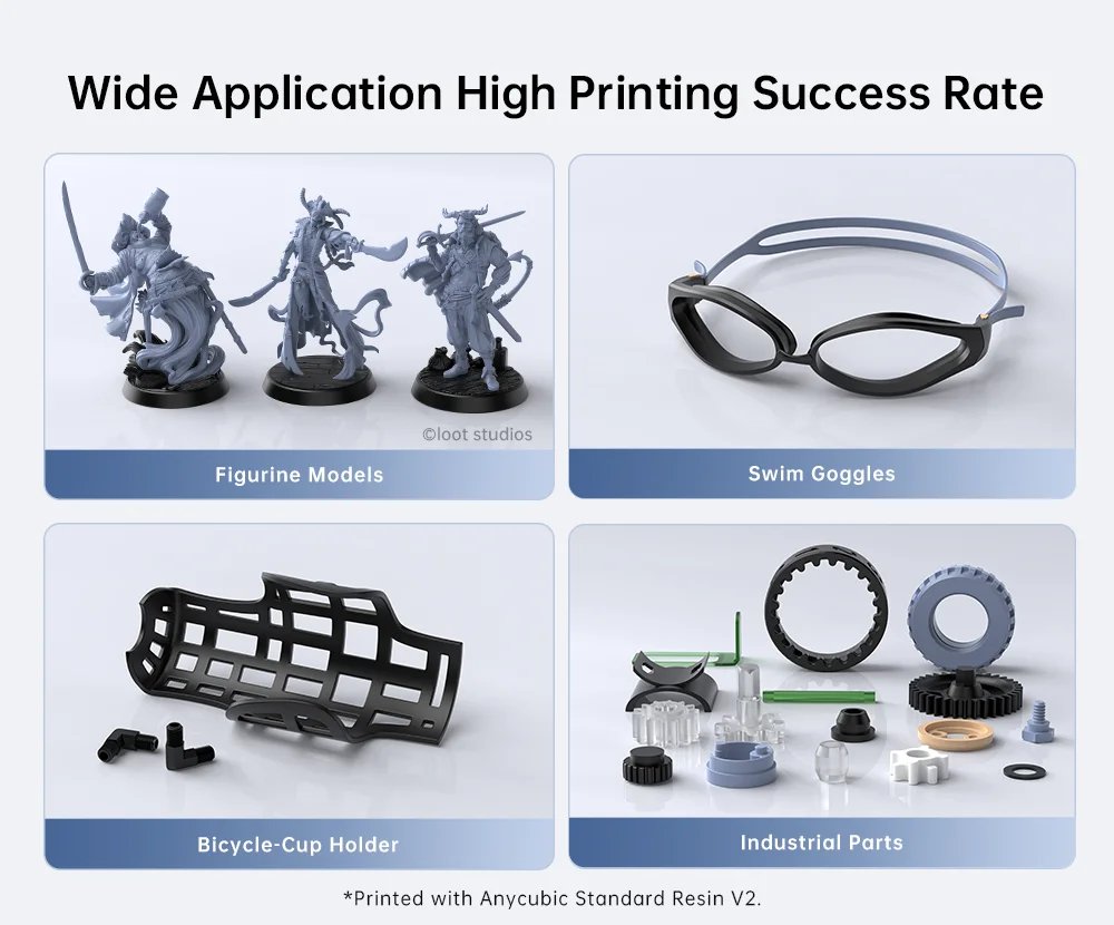 ANYCUBIC Standard Resin V2 405 nm UV Resin For LCD 3D Printer Quick Curing Liquid Printing Materials For Photon Mono 2 X 6Ks