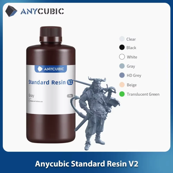 ANYCUBIC Standard Resin V2 Resin For 3D Printer