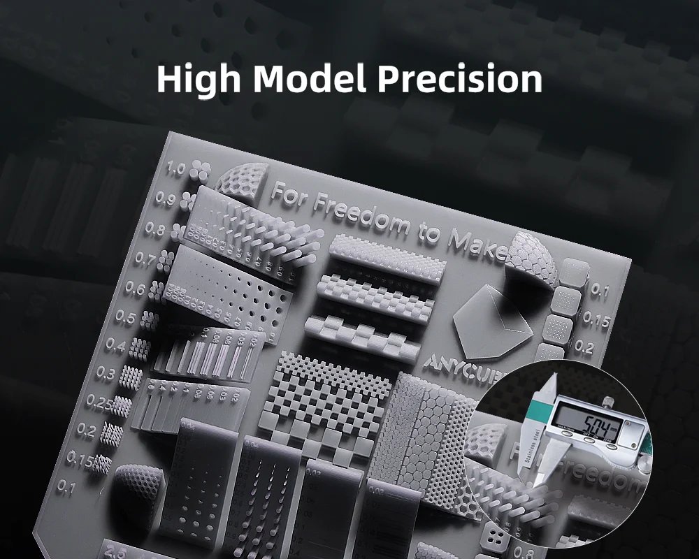 ANYCUBIC 405nm UV Resin 3D Printer High Precision Standard Resin 3D Printing DIY Figurines Materials For Photon Mono 5s Pro