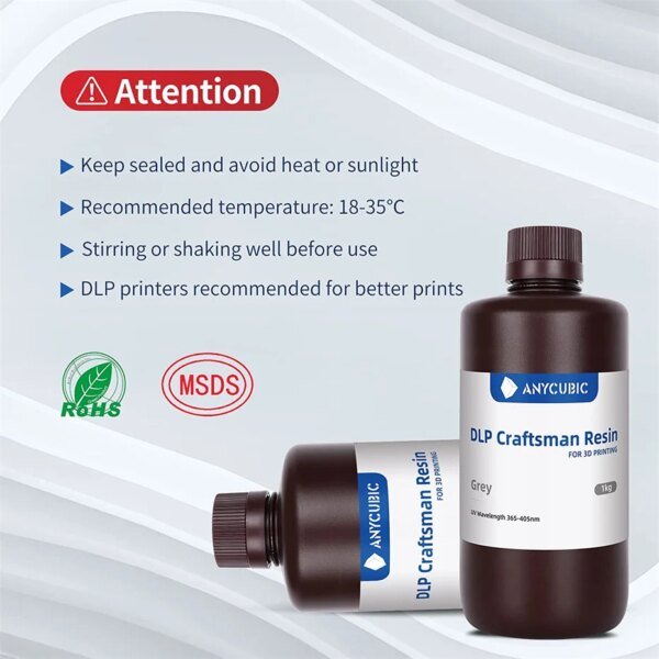 Anycubic DLP Craftsman High Accuracy Resin + Ceramic Powder