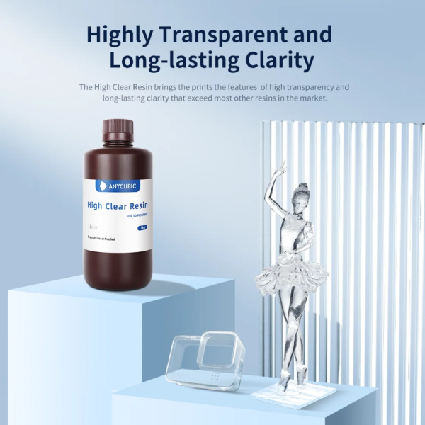 Anycubic High Clear Resin For 3D Printer