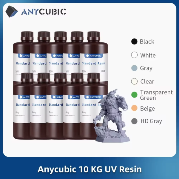 Anycubic Standard Resin (10KG and 20KG Packs)