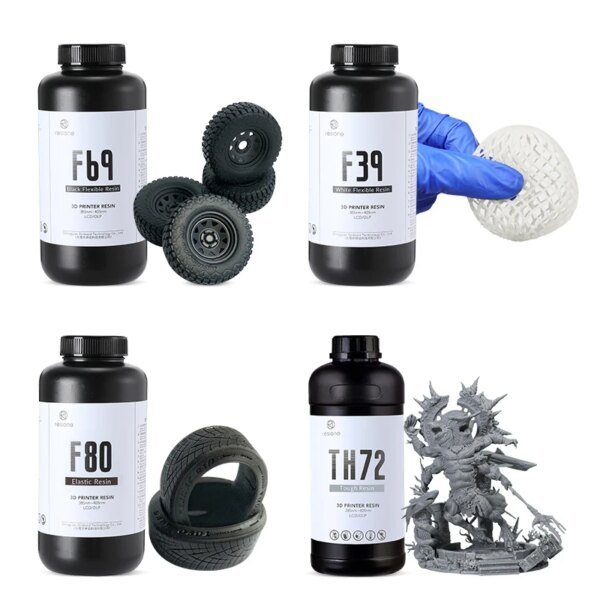 Resione Flexible 3D Printer Resin (F69, F39, F80, TH72)