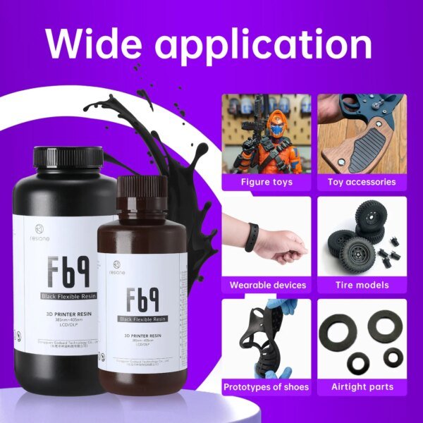 Resione Flexible 3D Printer Resin (F39, F69)