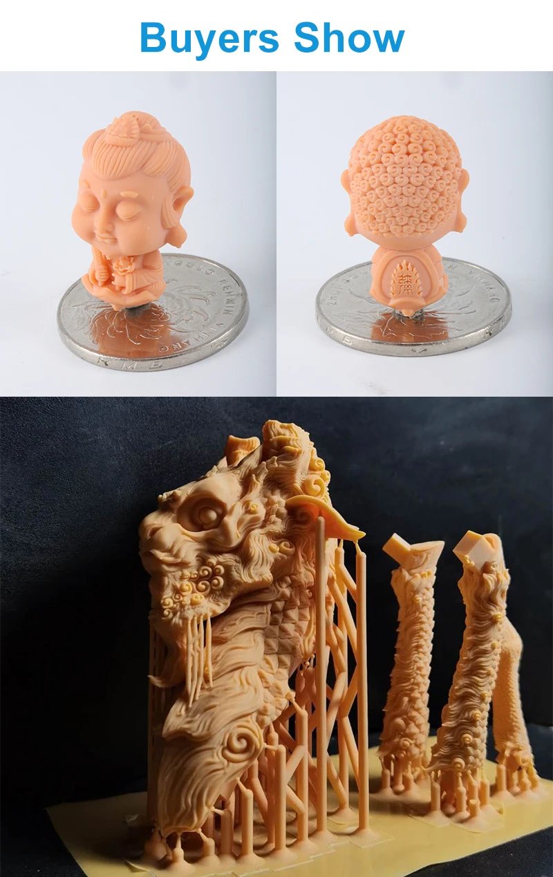 Resione M70 1kg Little Smell 3d Printer Resin For Elegoo Anycubic SLA DLP LCD 405nm UV Resin 3D Printer