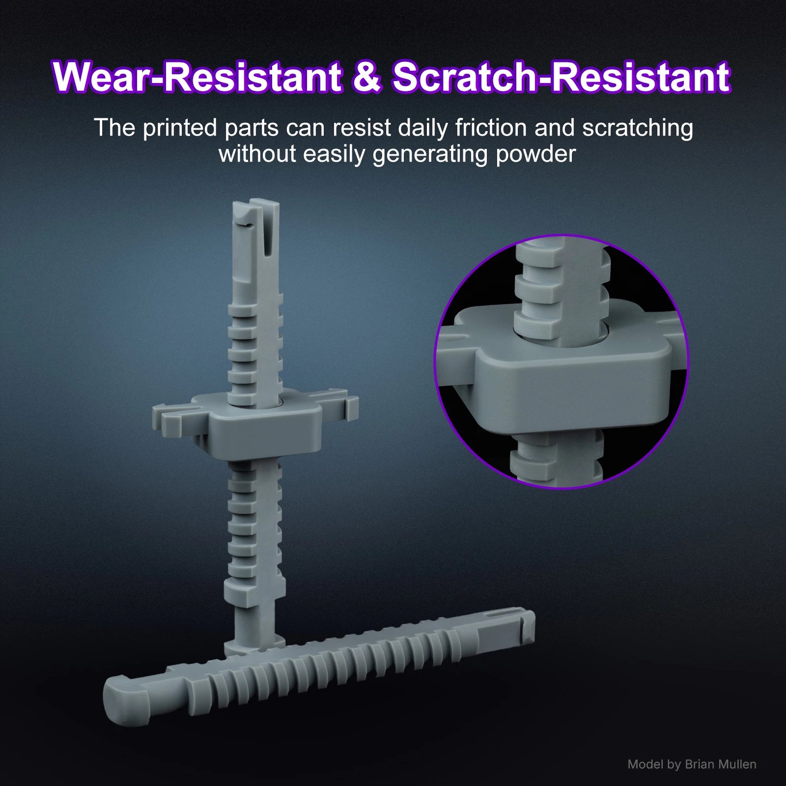 Resione Tough74 V2 3D Printer Tough Resin Wear-resistant Photopolymer Resin Designed For Durable Action Figures